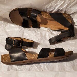 Clarks Un Perri Loop Black Sandals 7.5